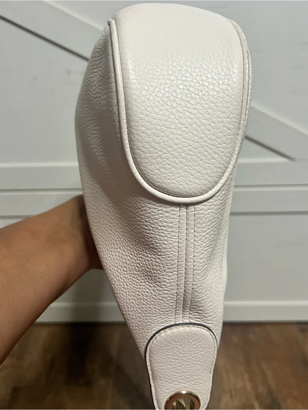 Kate Spade Rosie Crossbody Pebbled Leather Parchment White Bag With Pouch
